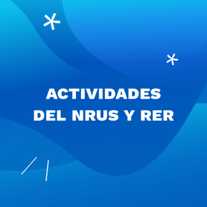 actividades comprendidas y excluidas del NRUS y RER