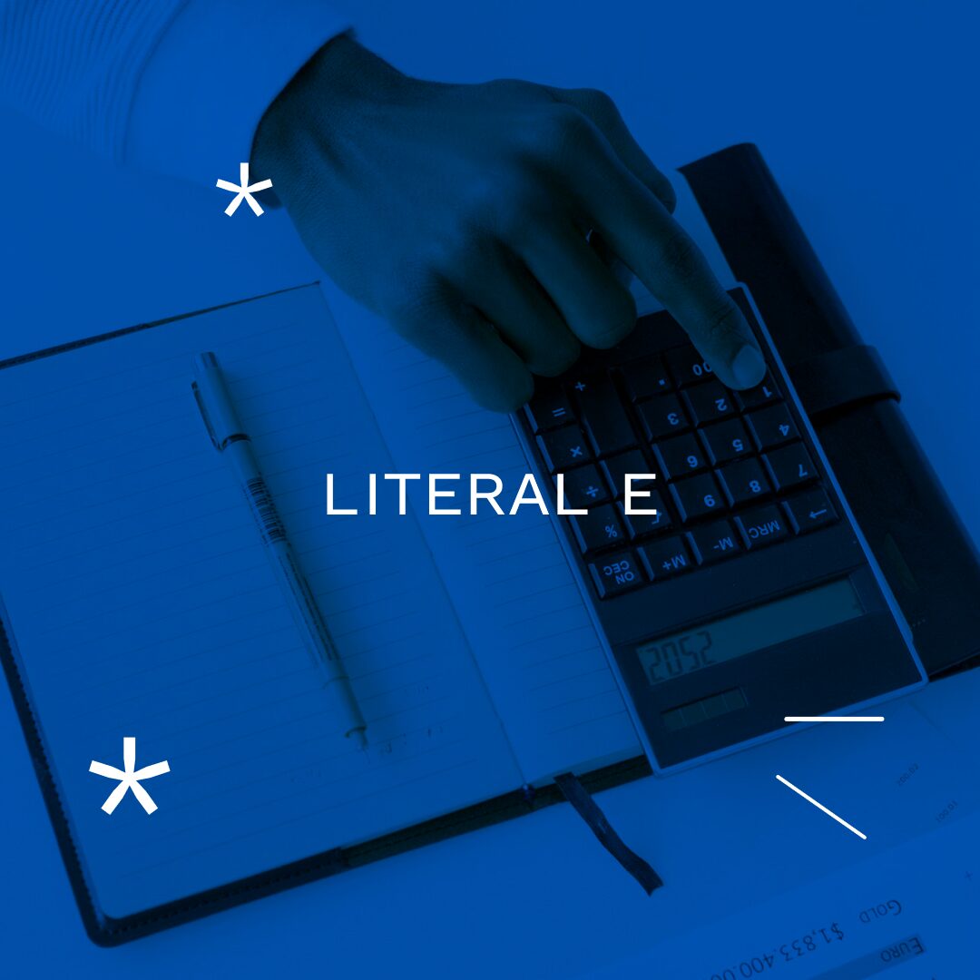 Literal E