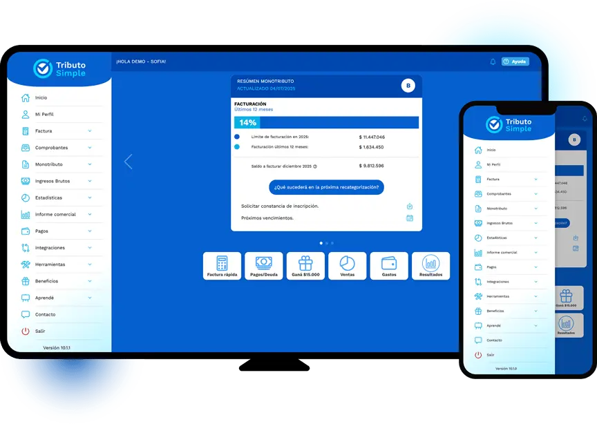 La plataforma contable para emprendedores y monotributistas